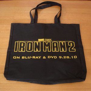 IRON MAN 2 Marvel Studios Canvas Tote Bag 24 X 25